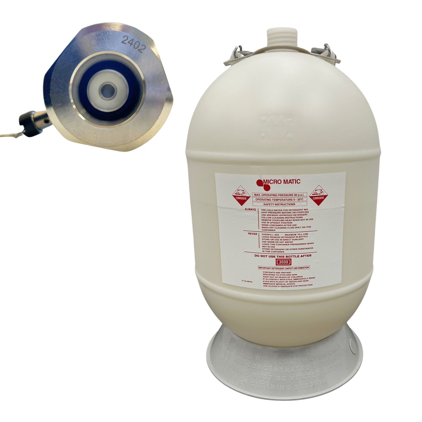 large keykeg cleaning bottle
