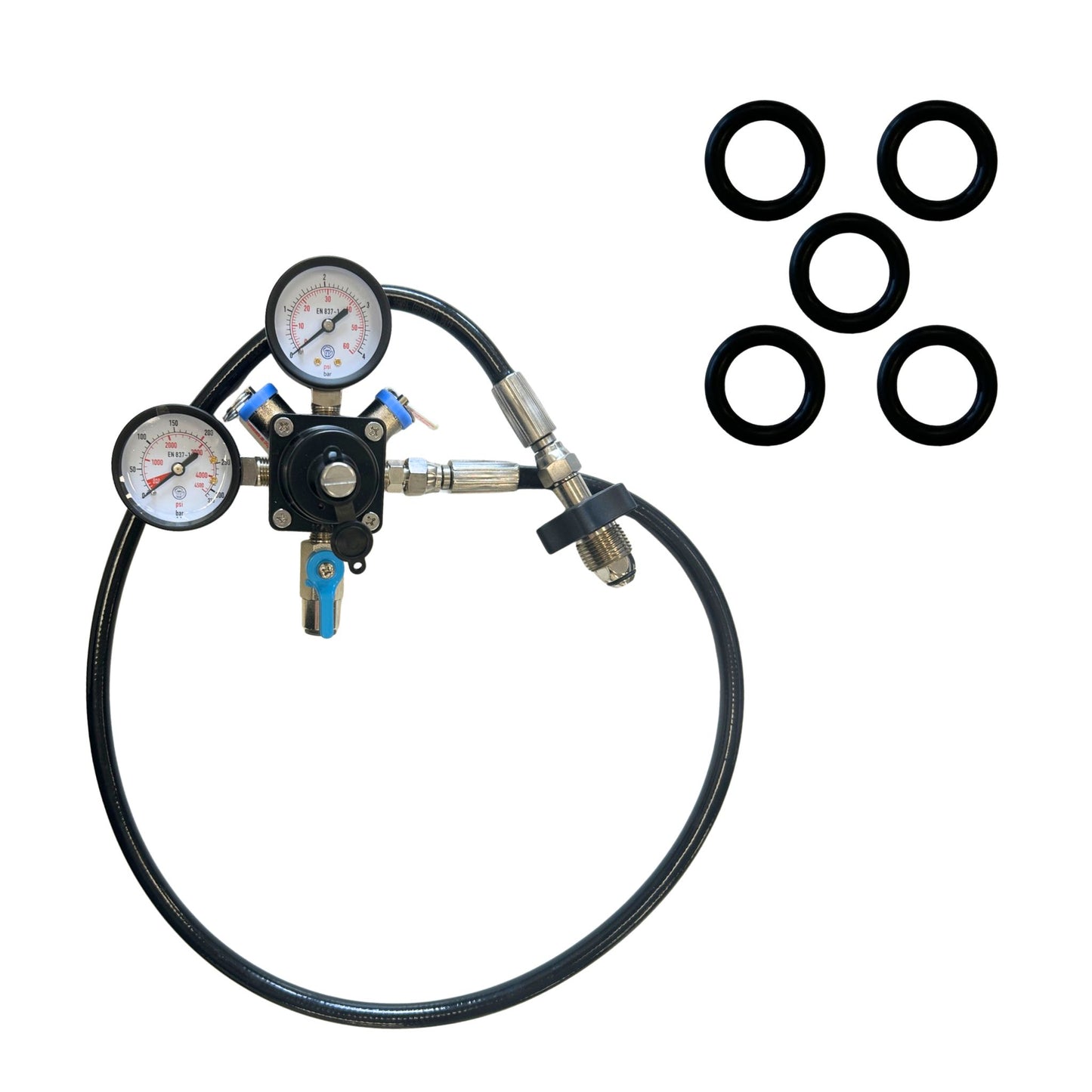 mixed gas primary regulator plus spare gas washers