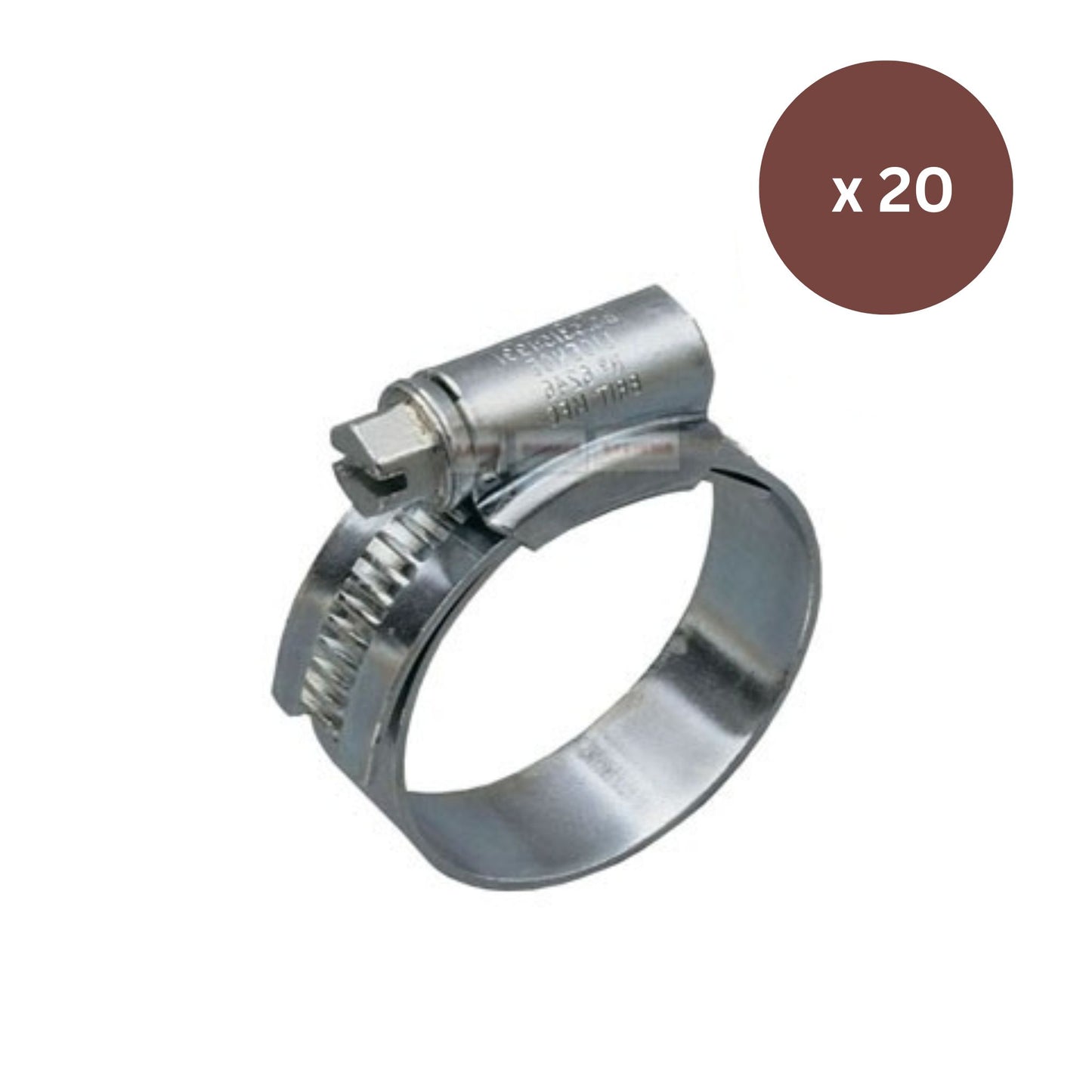 Stainless Steel Jubilee Hose Clips 13–20 mm – Worm Drive Hose Clamp