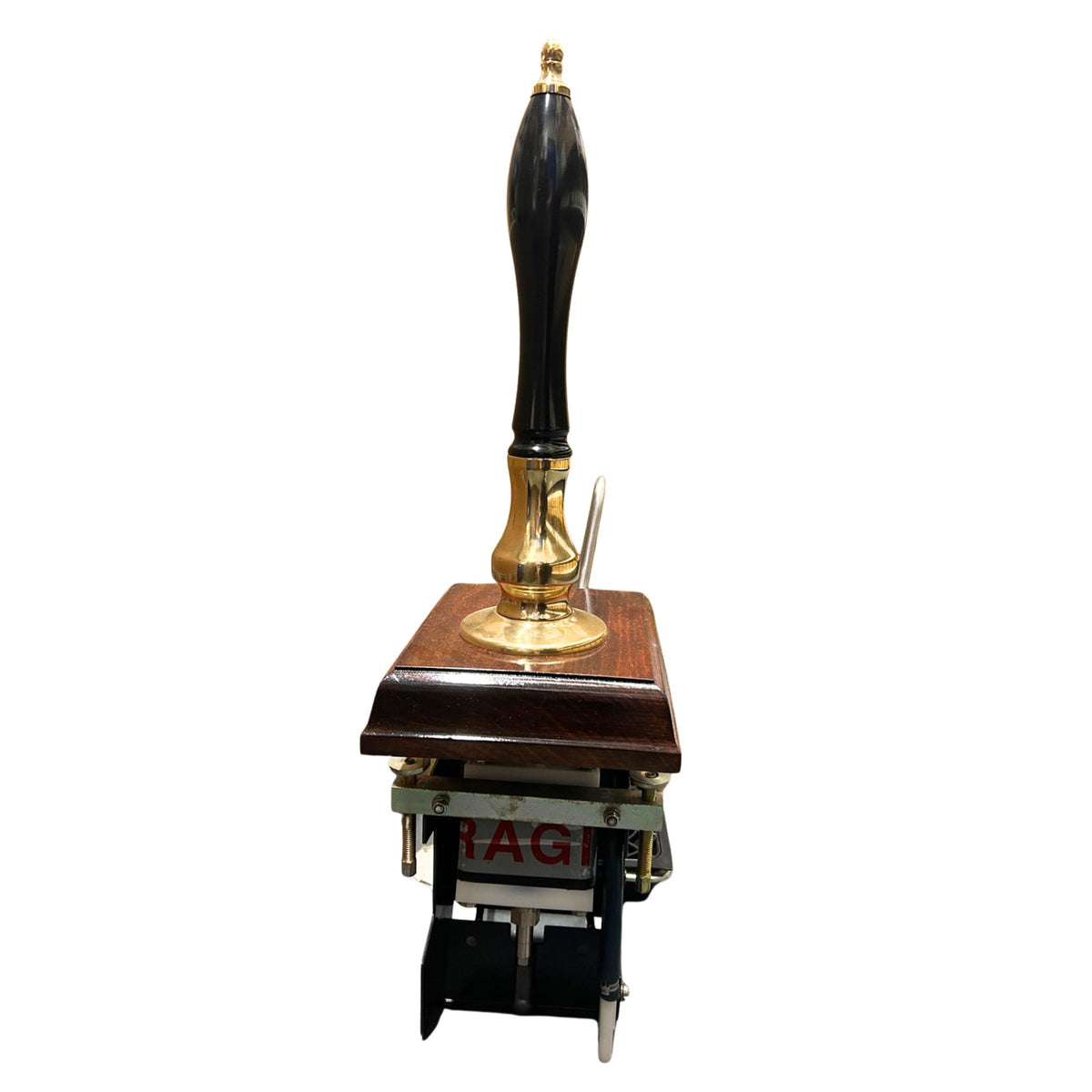 Refurbished brass Angram CQ beer engine for traditional cask ale dispense