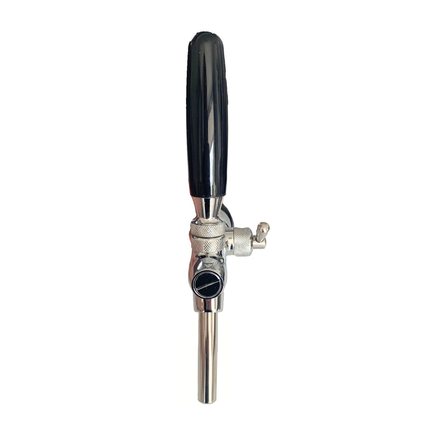 Stainless steel beer tap with shank