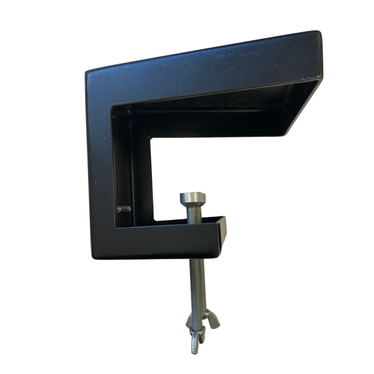 Clamp 3 with 40mm mounting hole, matt black finish and no drip tray hanger