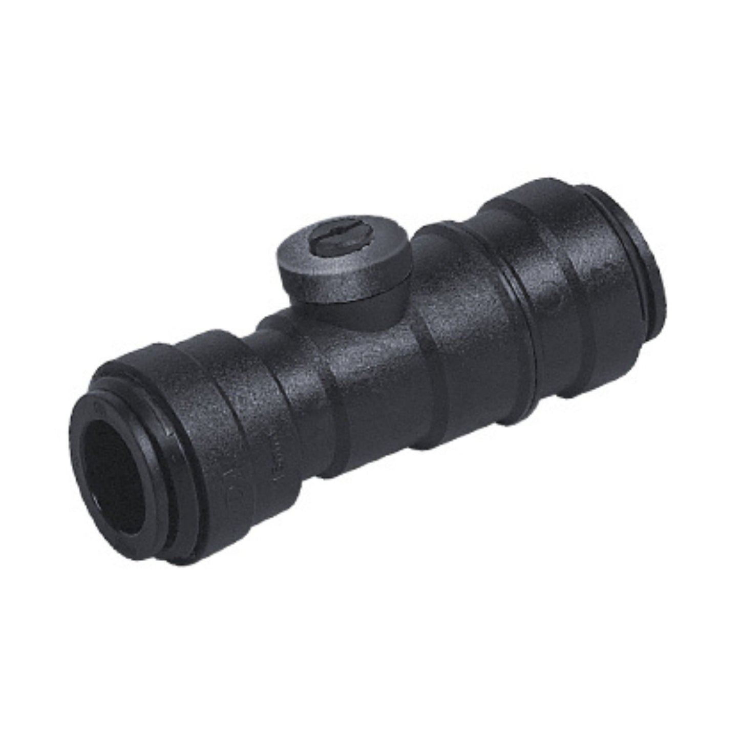 15mm push-fit service valve with screwdriver isolation slot