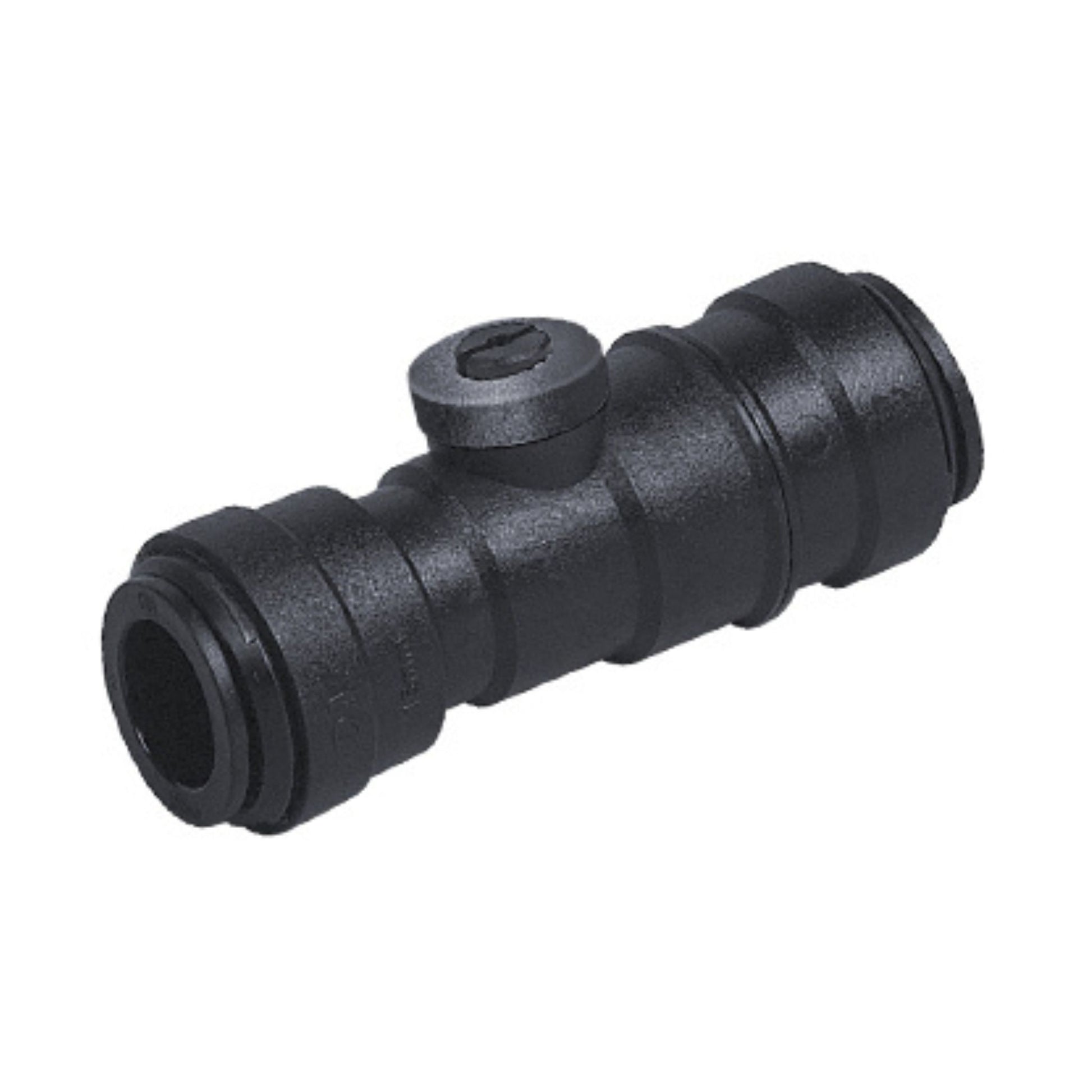 15mm push-fit service valve with screwdriver isolation slot