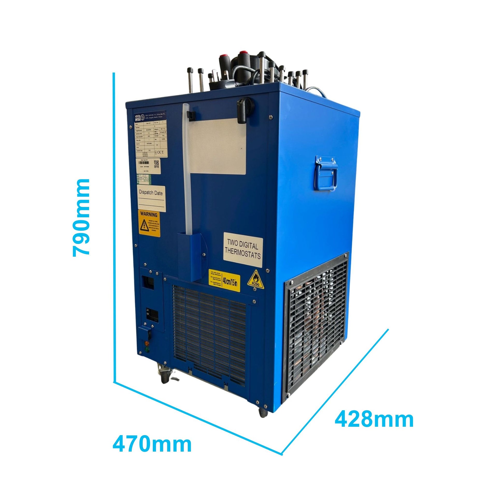 6 coil beer cooler size