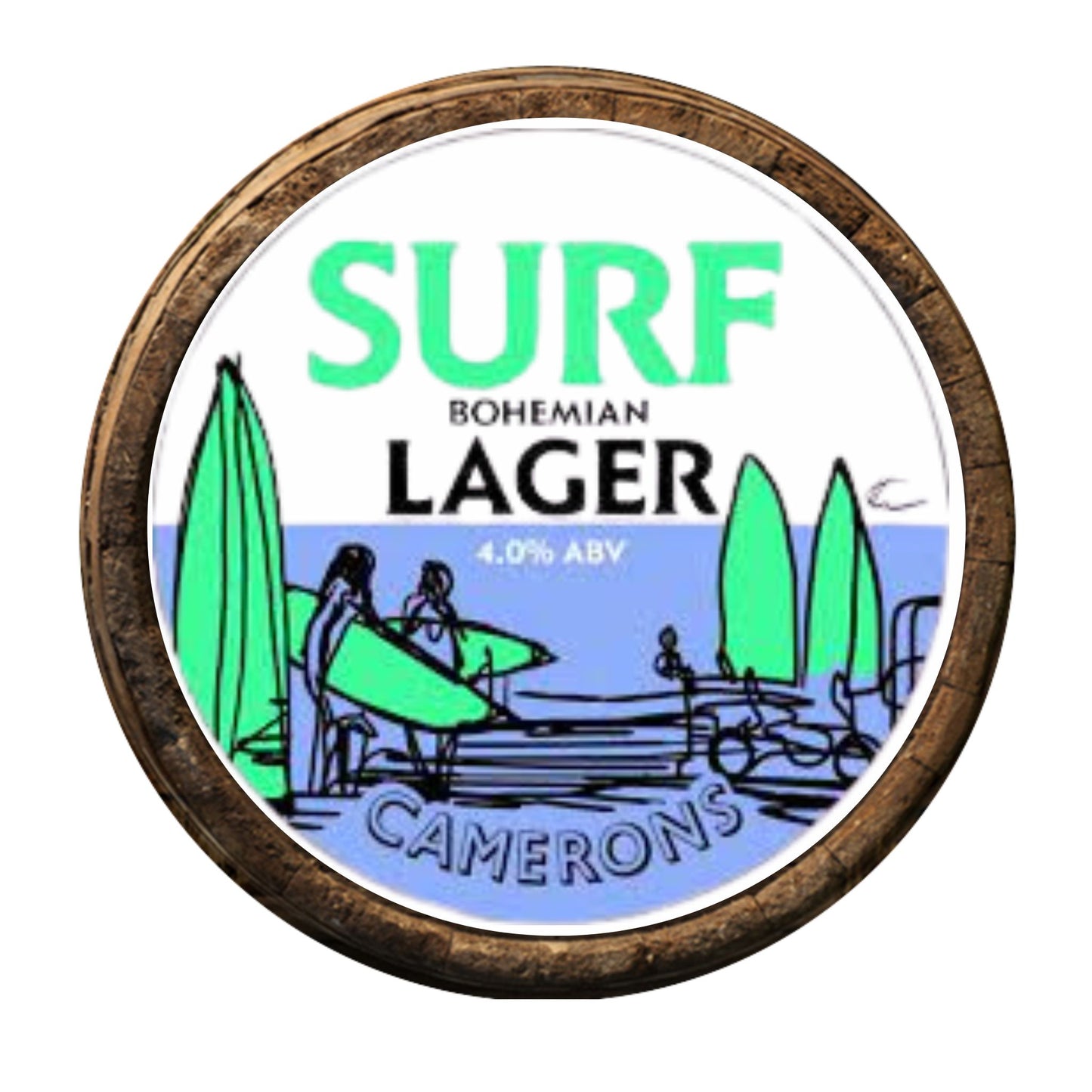 Cameron's Surf Lager 50 Litre Keg