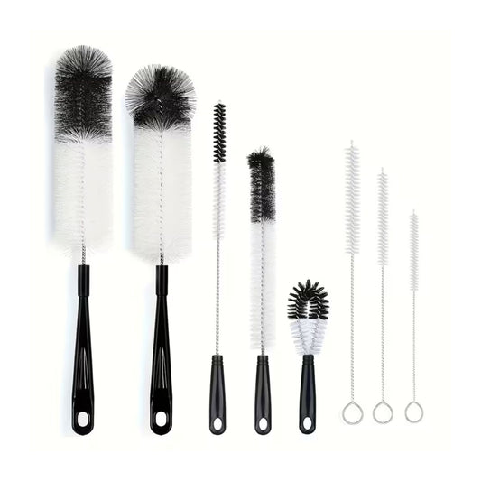 Beer line and bottle cleaning brush kit