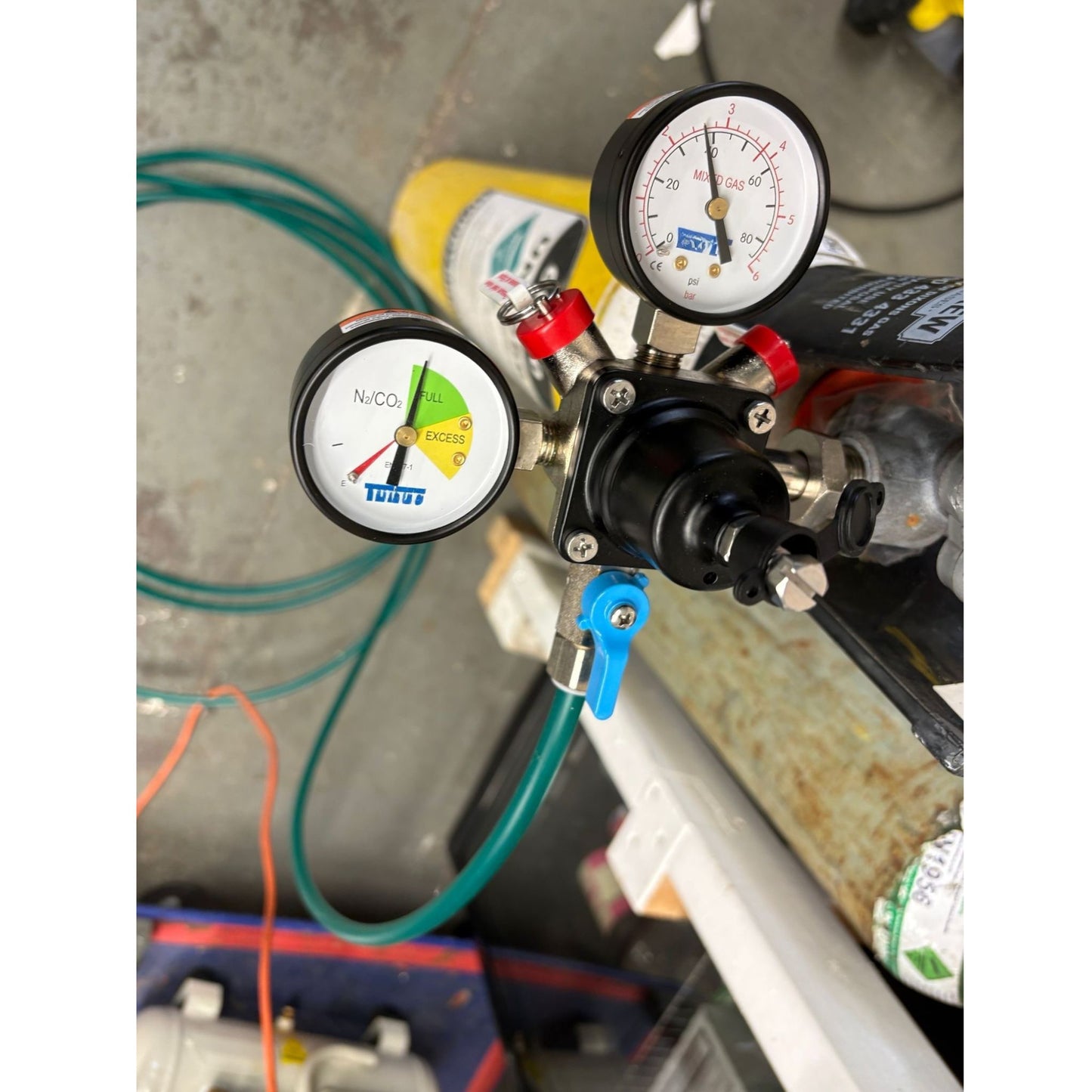 Mixed Gas Primary Regulator Bottle Mounted (TF)