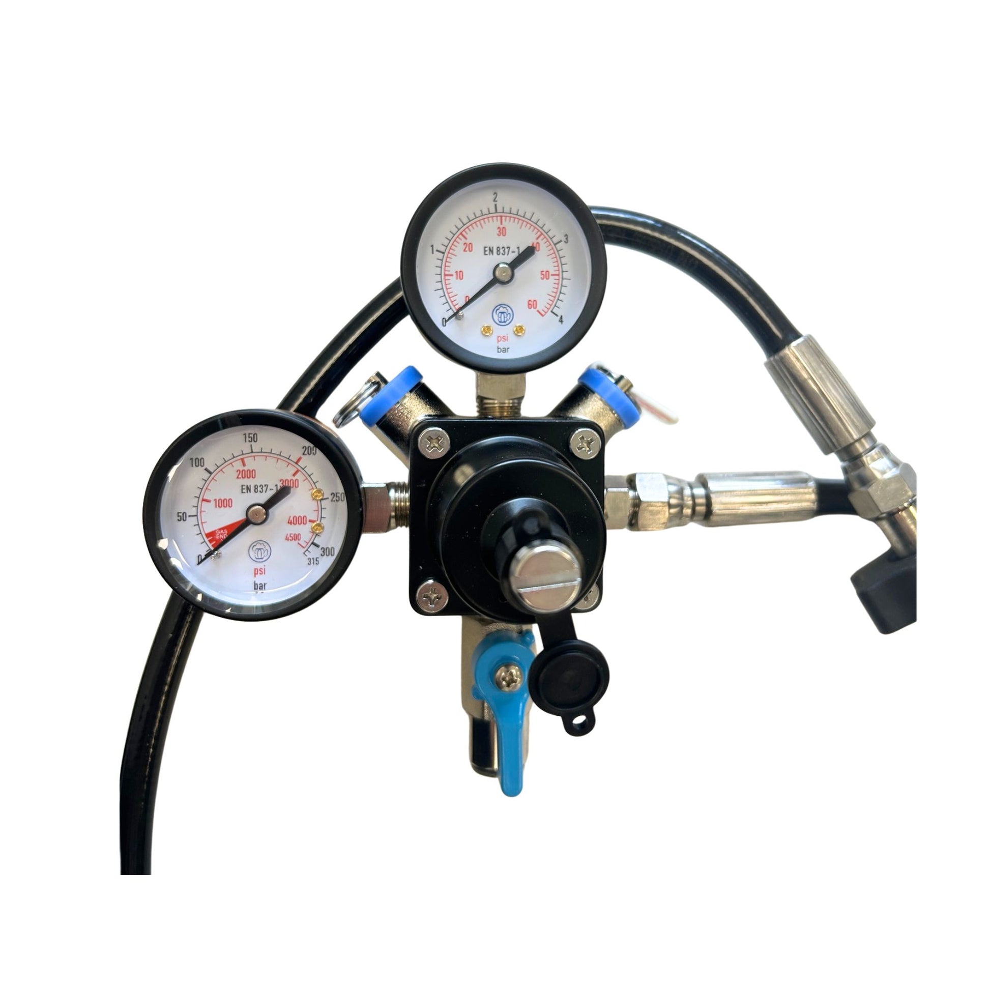dual gauge mixed gas wall mounted primary 