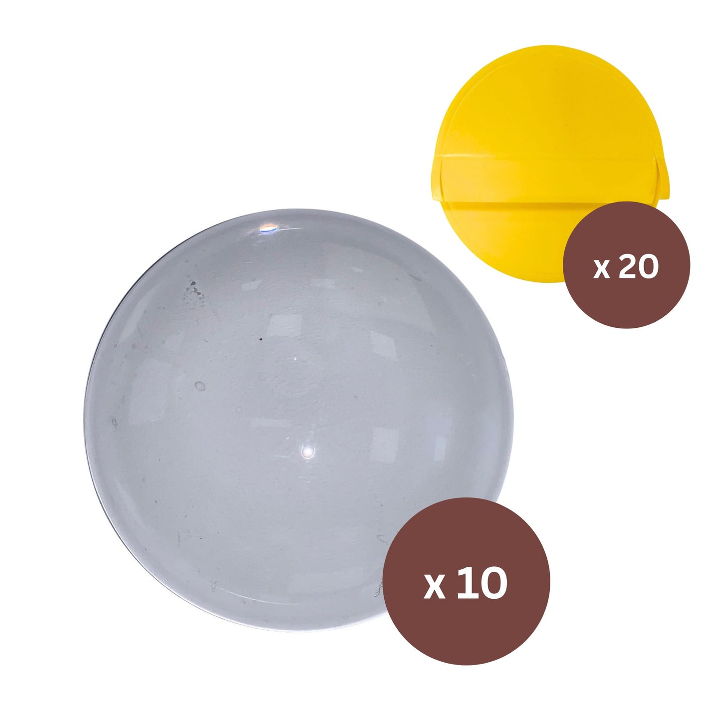 clear temporary badges for festivals
