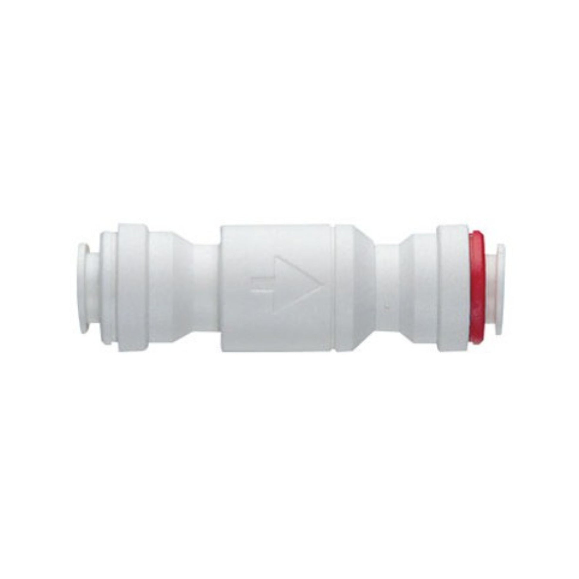 Acetal non return valve for drinks dispense systems