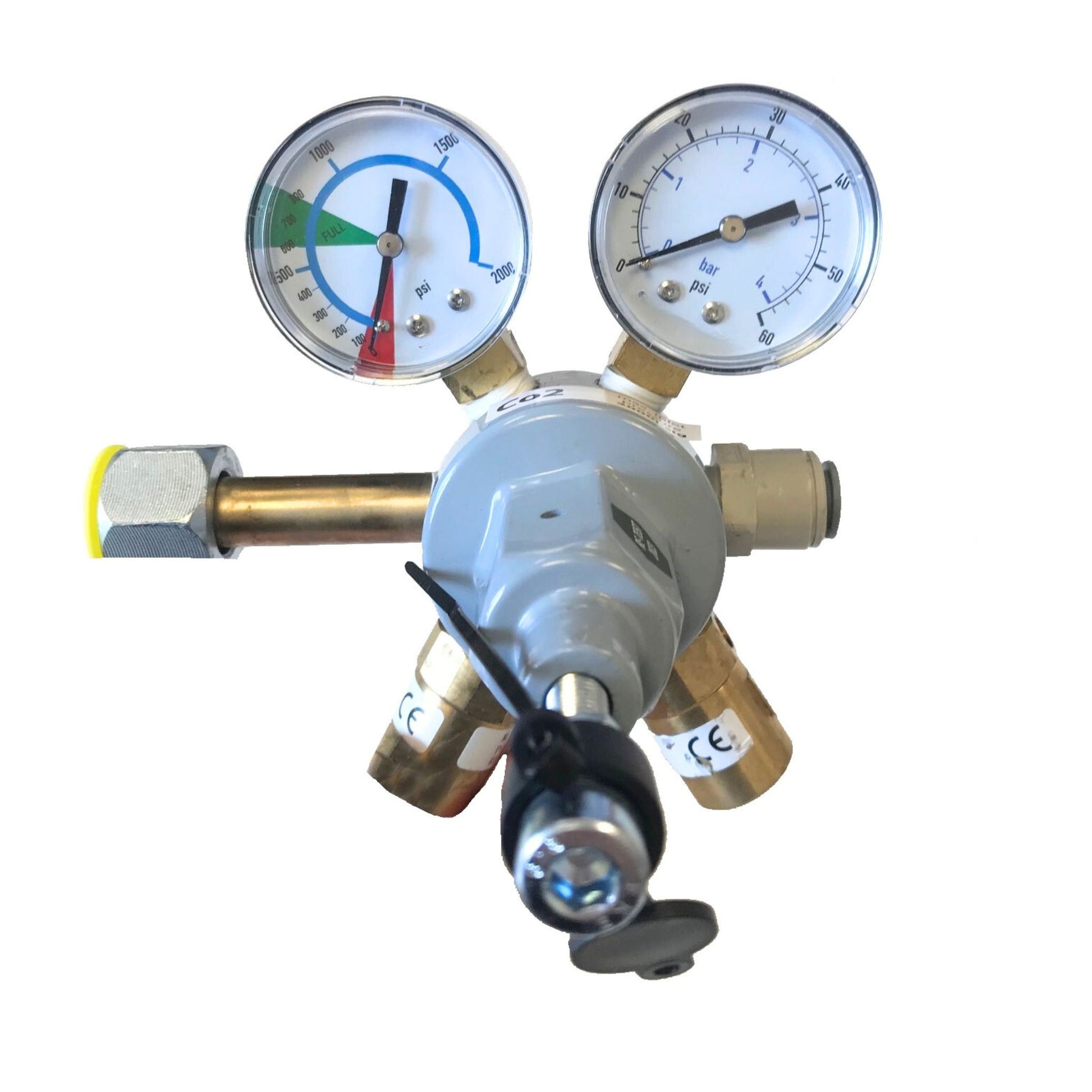 CO2 Bottle Mounted Primary Gas Regulator