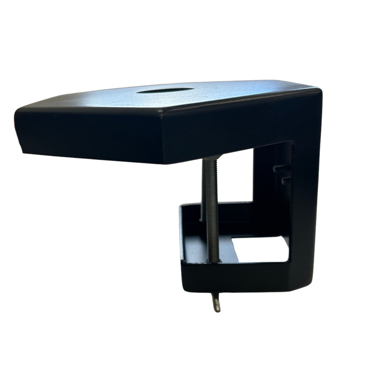 Matt hexagonal beer font clamp with 40mm hole without drip tray hanger