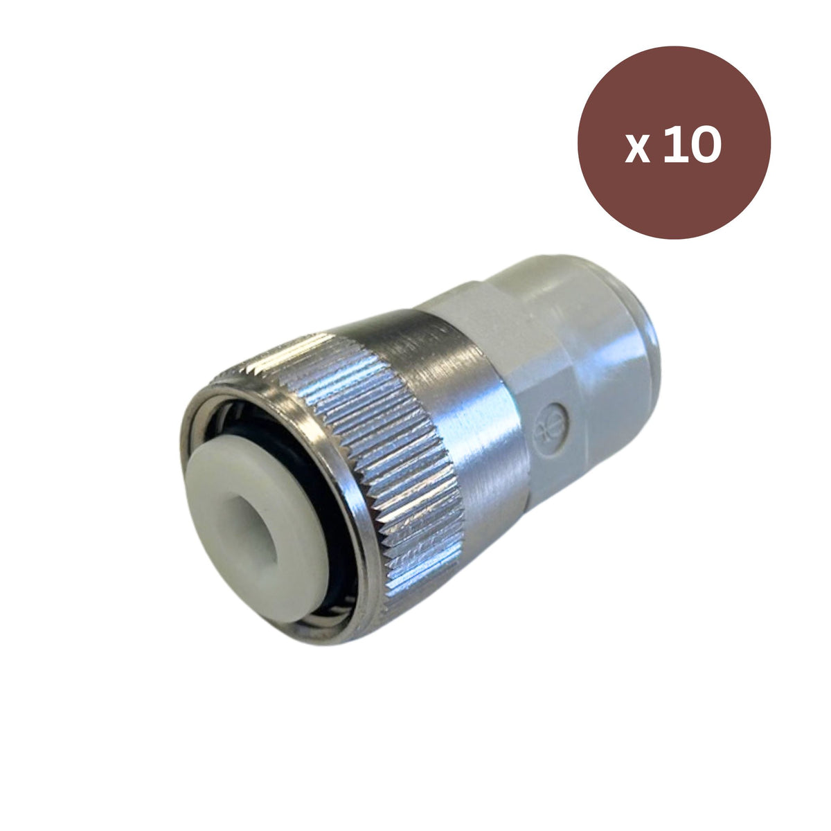 Keg Coupler Beer Outlet Fitting – 3/8" Push Fit x 1/2