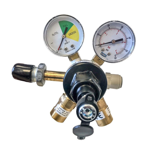 Mixed Gas Bottle Mounted Primary Regulaor