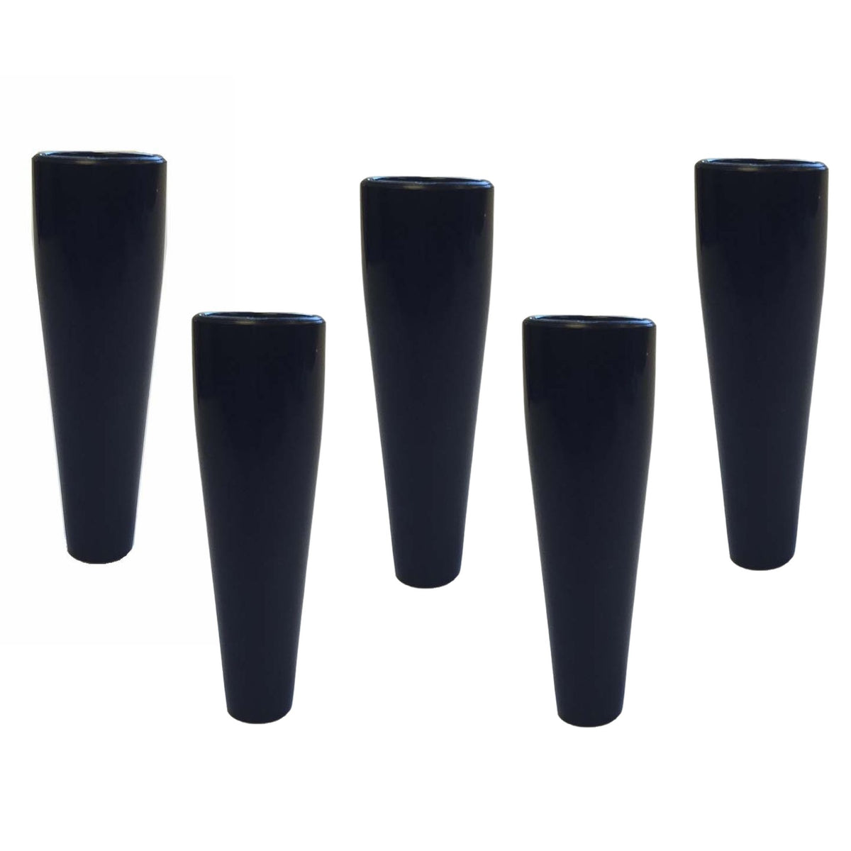 Pack of 5 replacement spares beer tap black nozzles