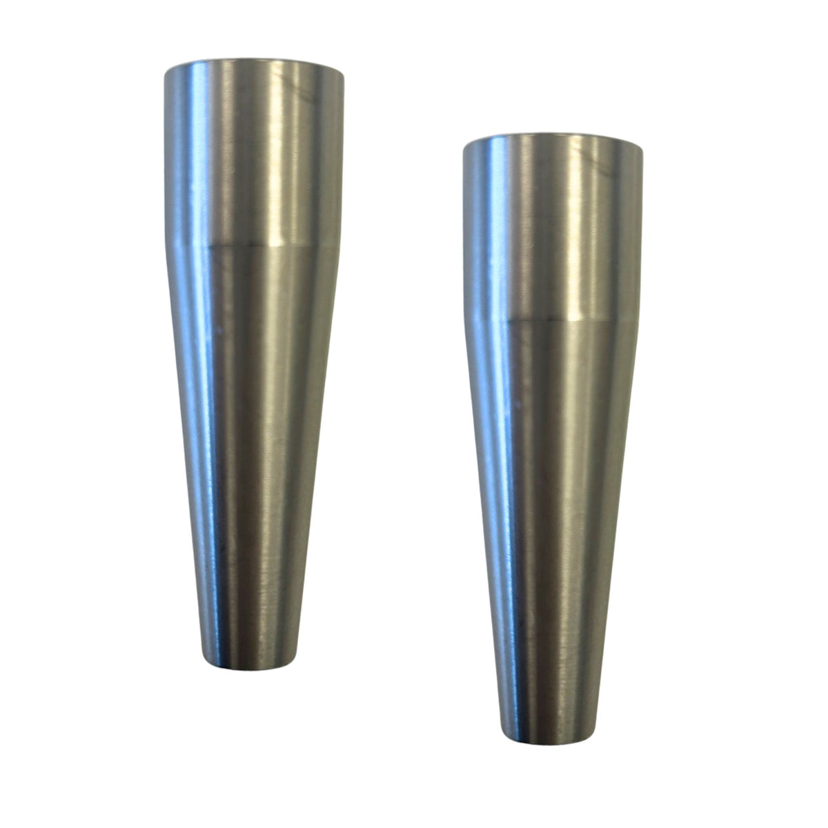 Pack of 2 chrome beer nozzles