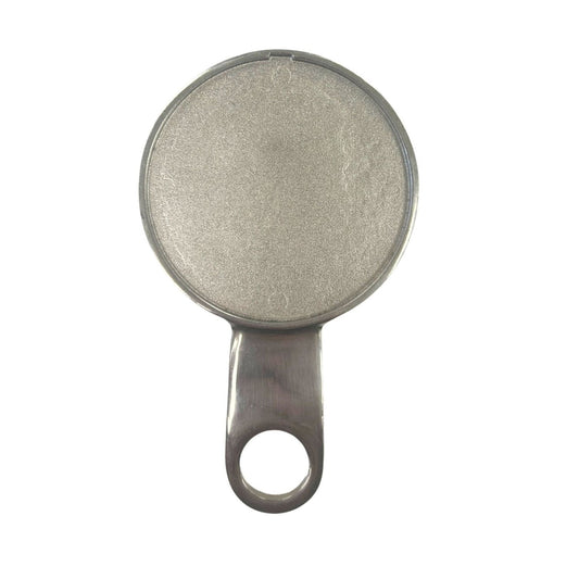 short font badge holder