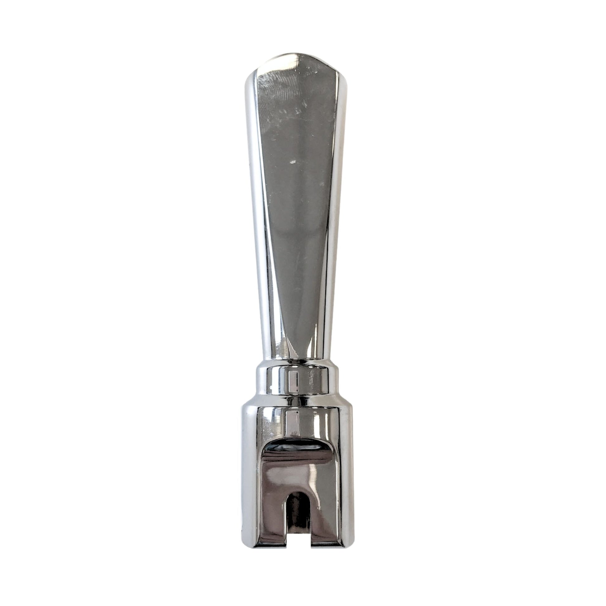 short chrome handle for elegance tap