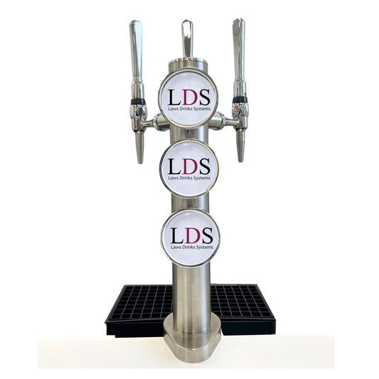 Three Tap Tube Font (Clamp On)